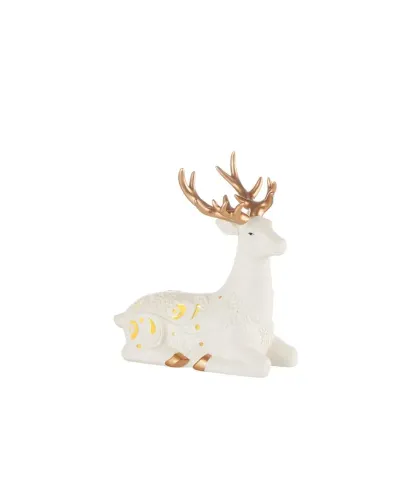 Decorative sitting reindeer