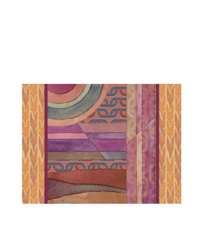 Rigid Placemat, mustard edge - Orizzonti di Seta