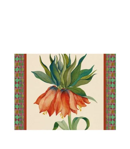 Rigid Placemat, ivory - Fritillaria