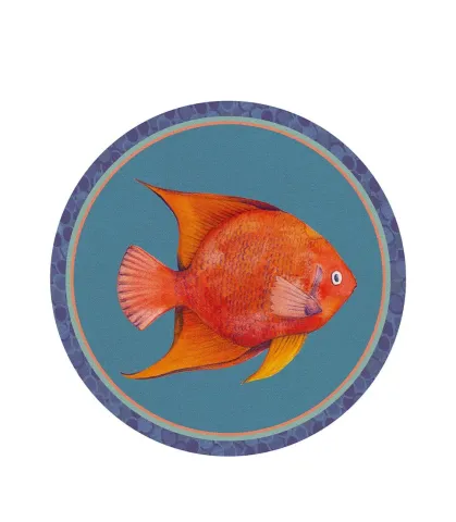 Rigid Placemat, turquoise - Pesce Angelo Regina