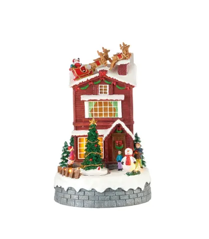 HOUSE WITH MUSIC, LEDS AND MOVEMENT