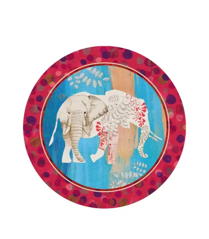 Rigid placemat Ø39 - Elefante