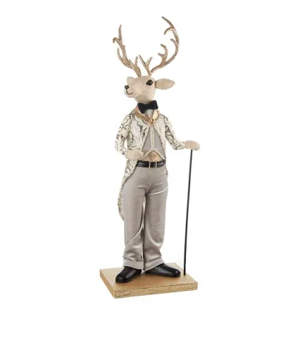 Renna con frac decorativa