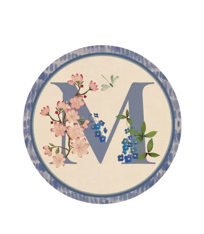 RIGID PLACEMAT, IVORY, Ø39 - MONOGRAM M