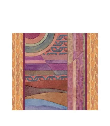 Rigid Placemat, mustard edge - Orizzonti di Seta