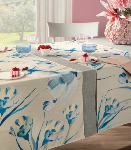 Alhambra - Runner antimacchia 50x155