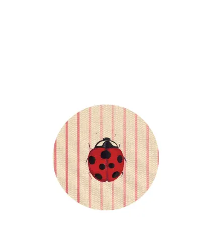 Sottobicchiere avorio - Coccinella