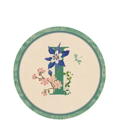 Tovaglietta rigida - monogramma I