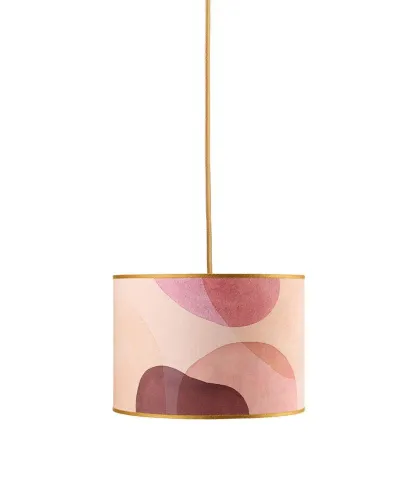 Cylindrical Pendant Shade - Dune di seta