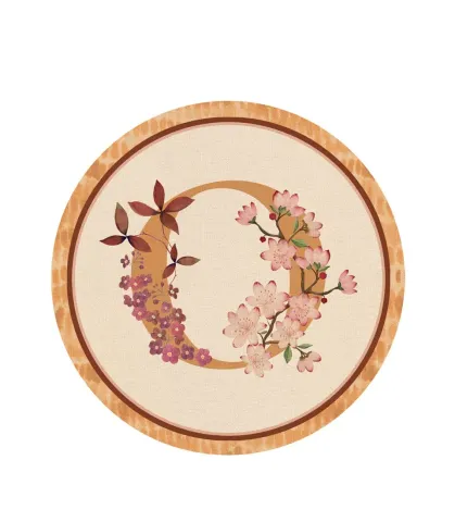 Tovaglietta rigida - monogramma O