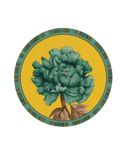 Tovaglietta rigida gialla - Peonia