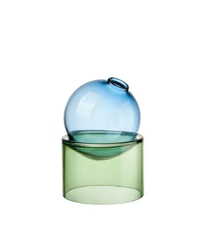 Vaso sfera con base basso