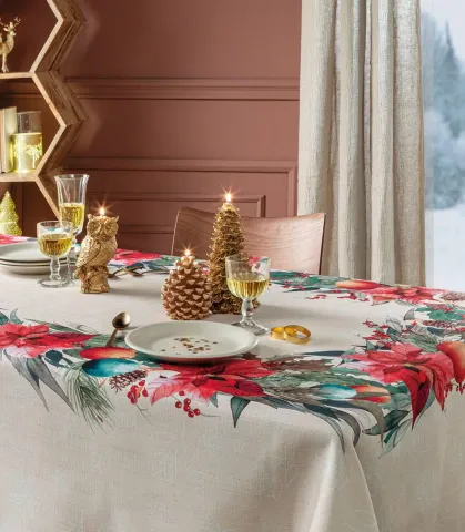 Stelle di Natale - stain-resistant tablecloth