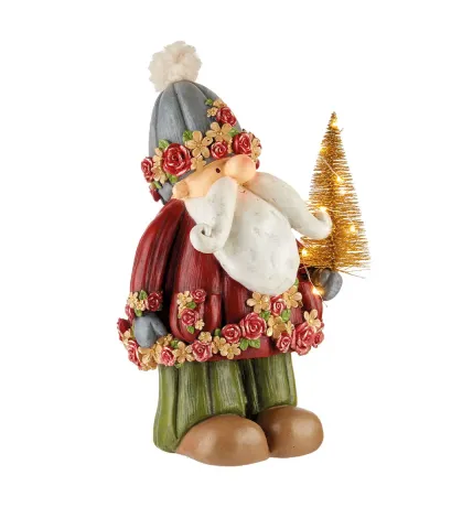 Short decorative Santa Claus