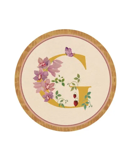 Tovaglietta rigida - monogramma G