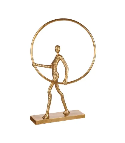 Sculpture man with ring
