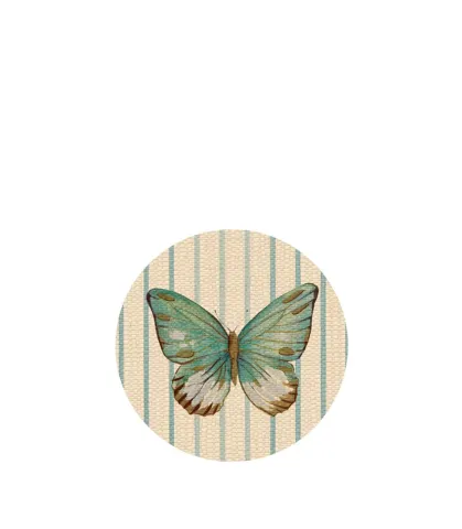 COASTER, IVORY, Ø10 - FARFALLA