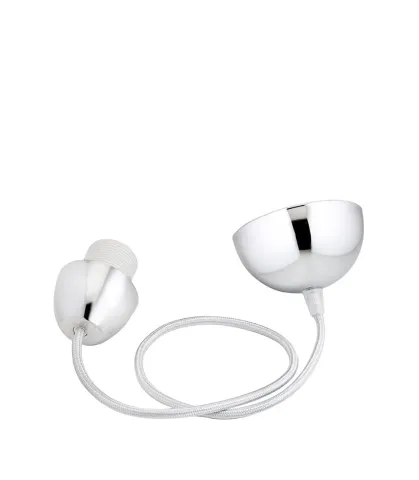 Cable for pendant lamp, chrome