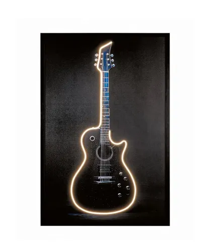 PAINTING 80x120 WITH FRAME, WITH LEDS