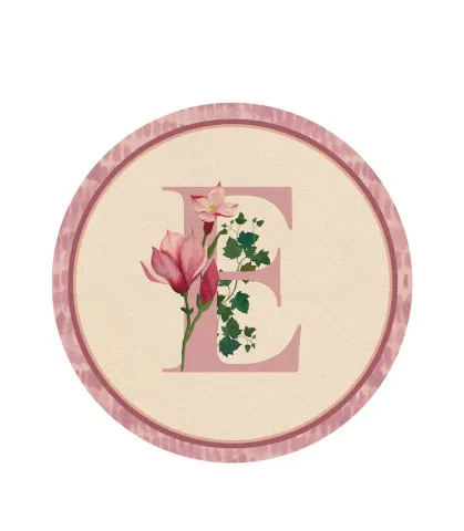 Tovaglietta rigida - monogramma E