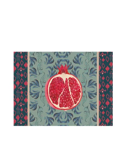 Rigid Placemat, light blue - Melograno d'Oriente